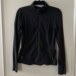 Athleta Black zip up jacket XS